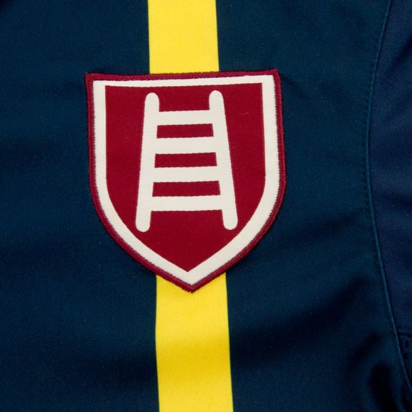 Men's Givova Navy/Yellow Polo Shirt Size Medium - Picture 5 of 10